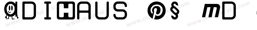 AdiHaus PS Md Regula字体转换